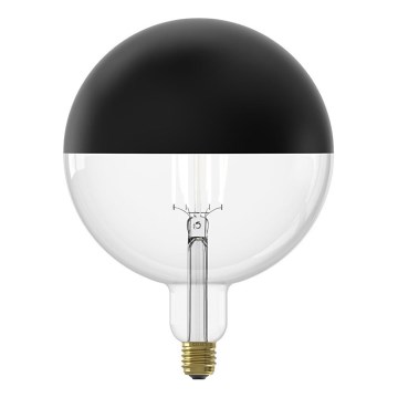 LED Ρυθμιζόμενη λάμπα με κάλυμμα FILAMENT G200 E27/6W/230V 1800K μαύρη CRI 90