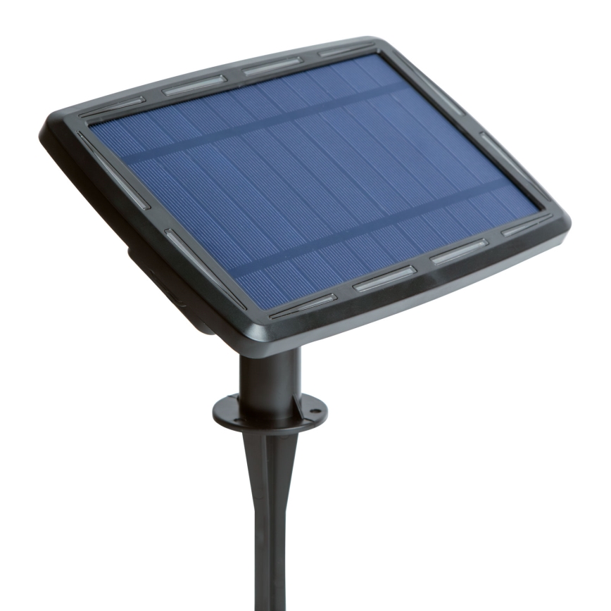 Ρυθμιζόμενη ηλιακή γιρλάντα LED 25xLED/1,5W/3,7/5V 2700-10000K 2200 mAh 15 m IP65 μαύρη + τηλεχειριστήριο