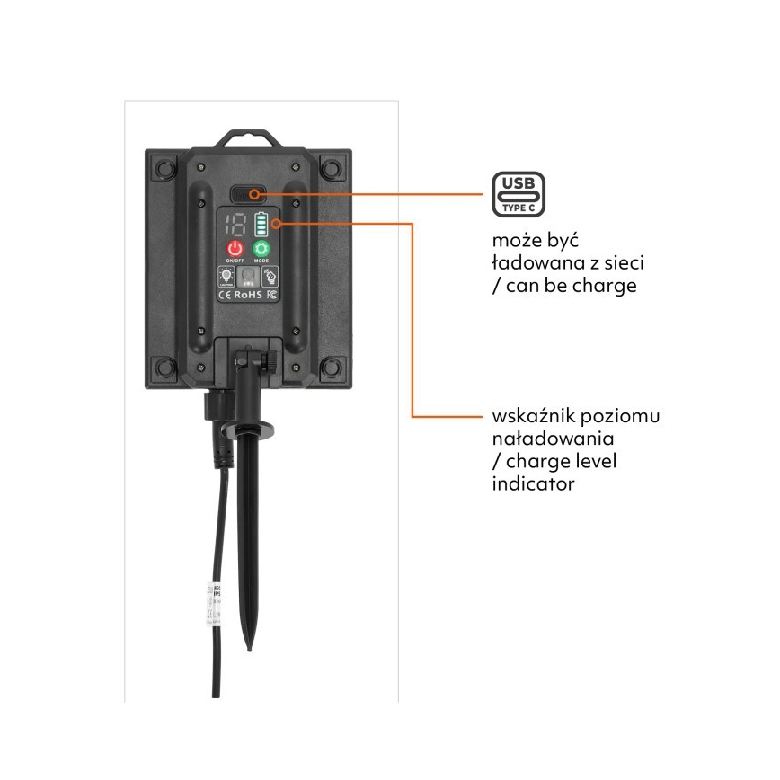 Ρυθμιζόμενη LED ηλιακή διακοσμητική γιρλάντα STARLIGHT NEO 10xE27/3,7V 2700K IP54 1200 mAh 11,5m + τηλεχειριστήριο