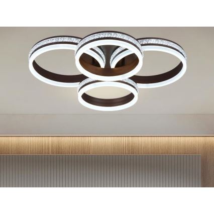 LED Ρυθμιζόμενη πλαφονιέρα οροφής LED/150W/230V 3000-6500K + τηλεχειριστήριο