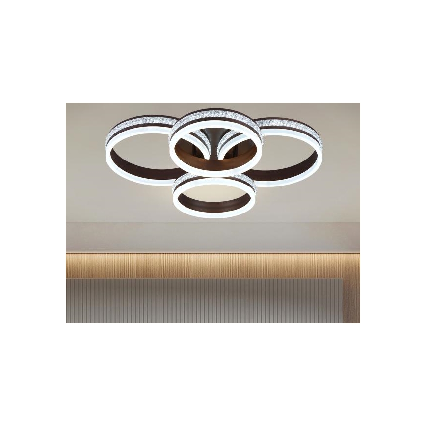 LED Ρυθμιζόμενη πλαφονιέρα οροφής LED/150W/230V 3000-6500K + τηλεχειριστήριο