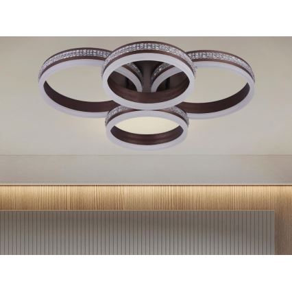 LED Ρυθμιζόμενη πλαφονιέρα οροφής LED/150W/230V 3000-6500K + τηλεχειριστήριο