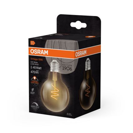 LED ρυθμιζόμενη ρετρό λάμπα νήματος E27/4,9W/230V 2200K CRI 90 - Osram