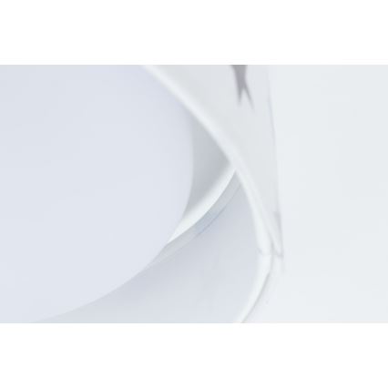 LED Ρυθμιζόμενο Παιδικό Οροφής Φωτιστικό SMART GALAXY KIDS LED/24W/230V 3000-6500K αστεράκια λευκό/γκρι/μπλε + τηλεχειριστήριο
