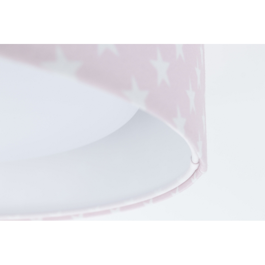 LED Ρυθμιζόμενο Παιδικό Οροφής Φωτιστικό SMART GALAXY KIDS LED/24W/230V 3000-6500K αστεράκια ροζ/λευκό + τηλεχειριστήριο