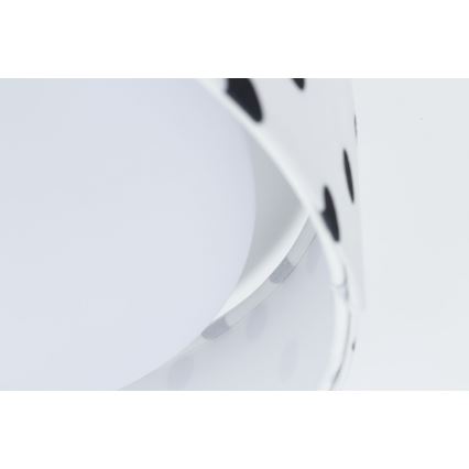 LED Ρυθμιζόμενο Παιδικό Οροφής Φωτιστικό SMART GALAXY KIDS LED/24W/230V 3000-6500K Πουά Λευκό/Μαύρο + Τηλεχειριστήριο