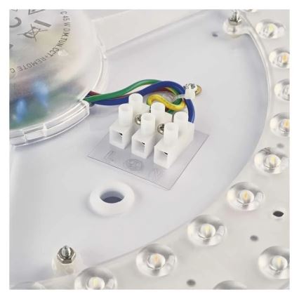 Ρυθμιζόμενο φωτιστικό οροφής LED ILVI LED/45W/230V 2700-6500K, διάμετρος 50 cm, φινίρισμα ξύλου + τηλεχειριστήριο