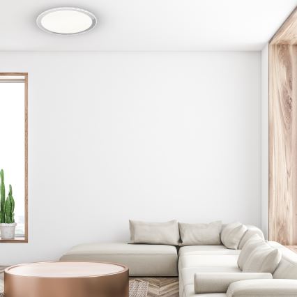 LED ρυθμιζόμενο φωτιστικό οροφής LAYLA με τηλεχειριστήριο LED/66W/230V