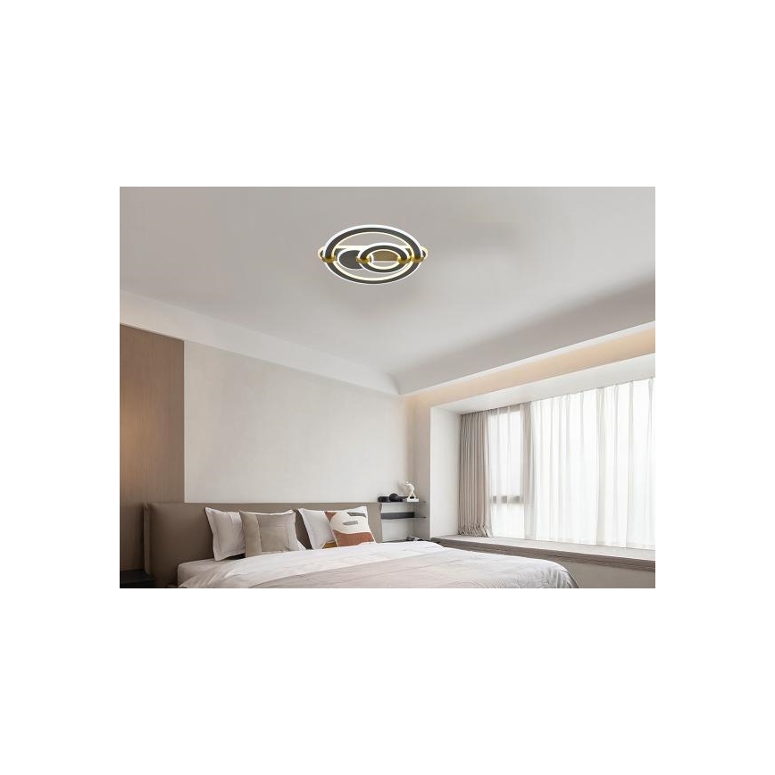 LED Ρυθμιζόμενο φωτιστικό οροφής LED/120W/230V 3000-6500K + τηλεχειριστήριο