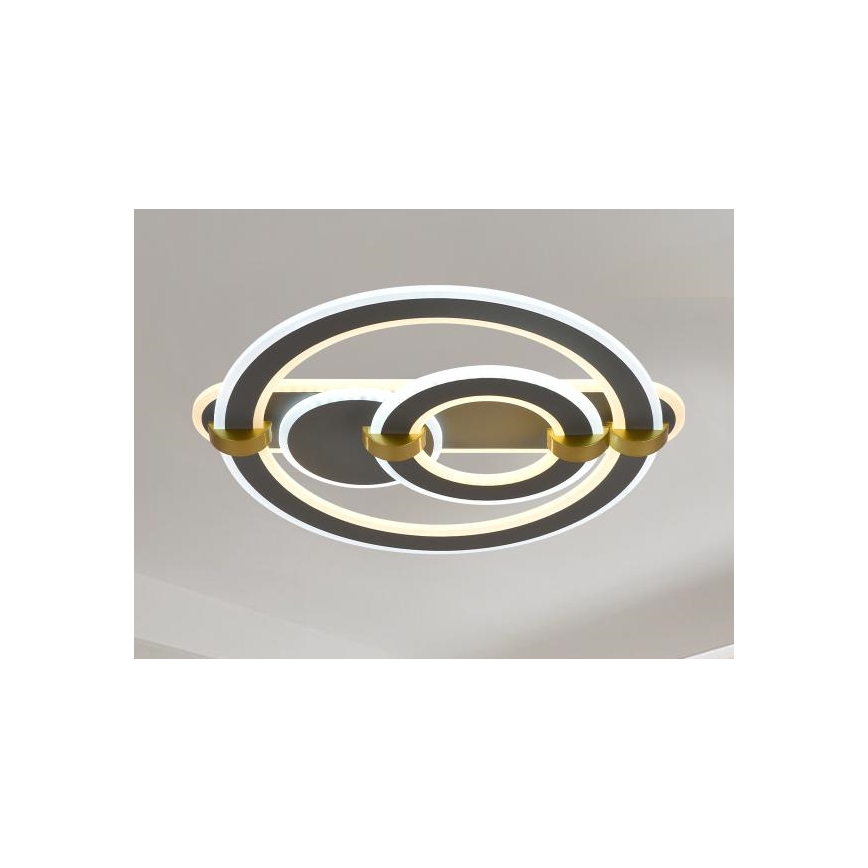 LED Ρυθμιζόμενο φωτιστικό οροφής LED/120W/230V 3000-6500K + τηλεχειριστήριο