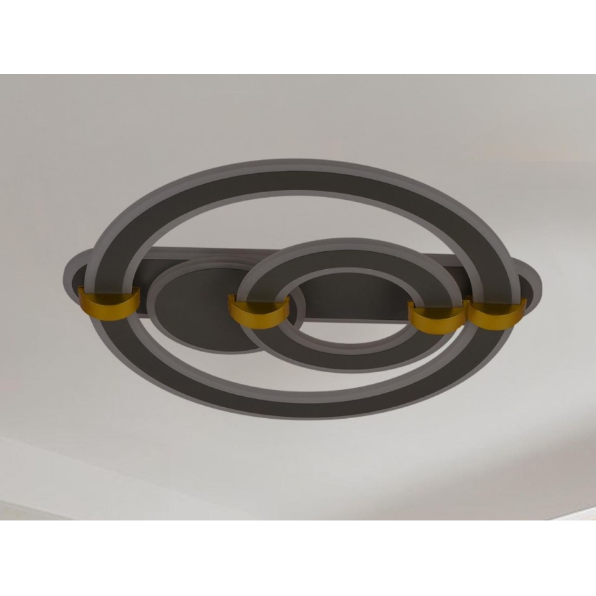 LED Ρυθμιζόμενο φωτιστικό οροφής LED/120W/230V 3000-6500K + τηλεχειριστήριο