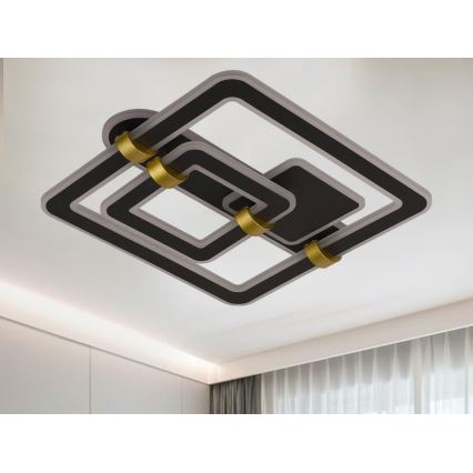 LED Ρυθμιζόμενο φωτιστικό οροφής LED/140W/230V 3000-6500K + τηλεχειριστήριο