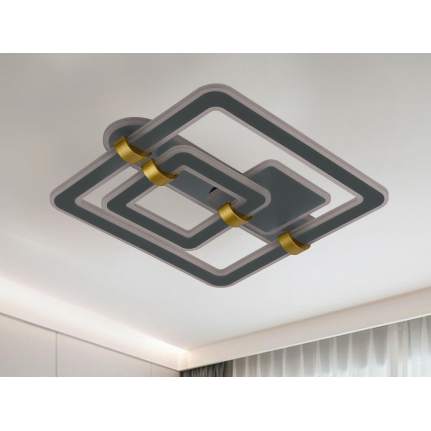 LED Ρυθμιζόμενο φωτιστικό οροφής LED/140W/230V 3000-6500K + τηλεχειριστήριο