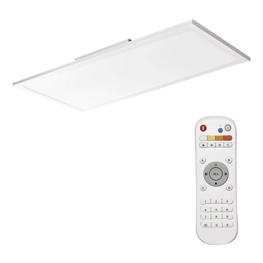 LED Ρυθμιζόμενο Φωτιστικό Οροφής LED/25W/230V 2700K-6000K Ορθογώνιο + Τηλεχειριστήριο
