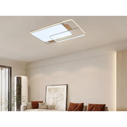 LED Ρυθμιζόμενο φωτιστικό οροφής LED/280W/230V 3000-6500K + τηλεχειριστήριο
