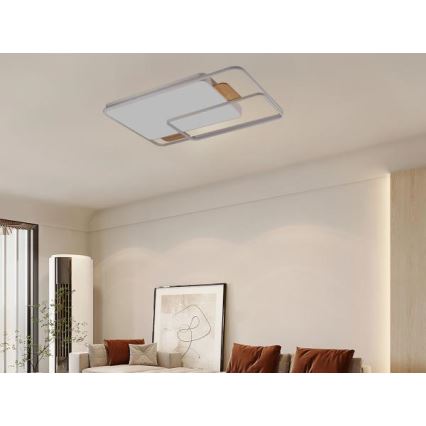 LED Ρυθμιζόμενο φωτιστικό οροφής LED/280W/230V 3000-6500K + τηλεχειριστήριο