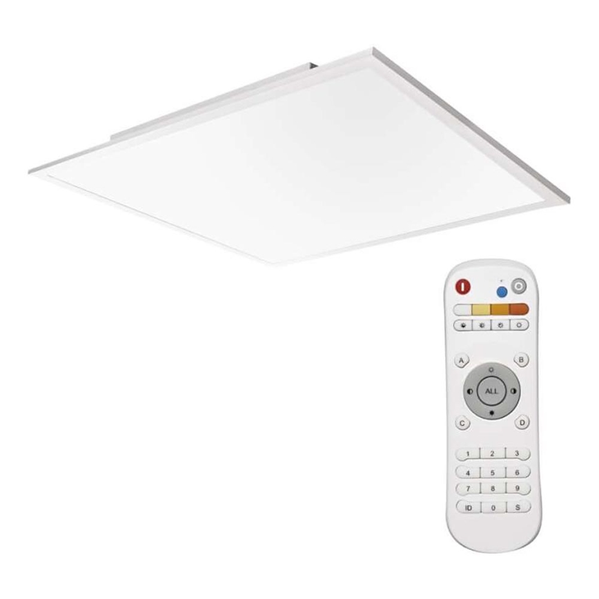 LED Ρυθμιζόμενο Φωτιστικό Οροφής LED/40W/230V 2700K-6000K Τετράγωνο με Τηλεχειριστήριο