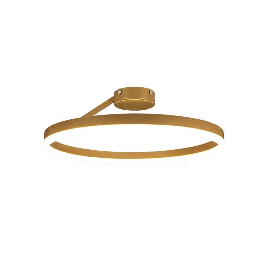 LED Ρυθμιζόμενο φωτιστικό οροφής LED/40W/230V 3000-6500K χρυσό + τηλεχειριστήριο