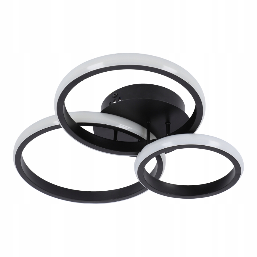 Φωτιστικό οροφής LED με ρύθμιση φωτεινότητας LED/70W/230V 3000-6500K μαύρο + τηλεχειριστήριο