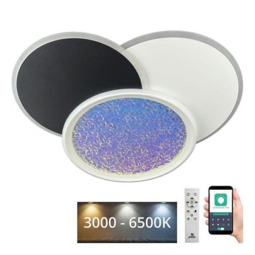 LED Ρυθμιζόμενο Φωτιστικό Οροφής LED/80W/230V 3000-6500K λευκό + τηλεχειριστήριο