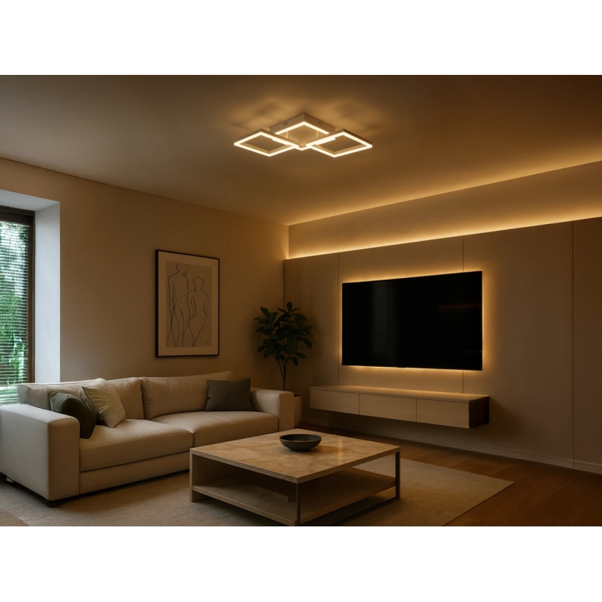 LED Ρυθμιζόμενο φωτιστικό οροφής LED/85W/230V 3000-6500K + τηλεχειριστήριο