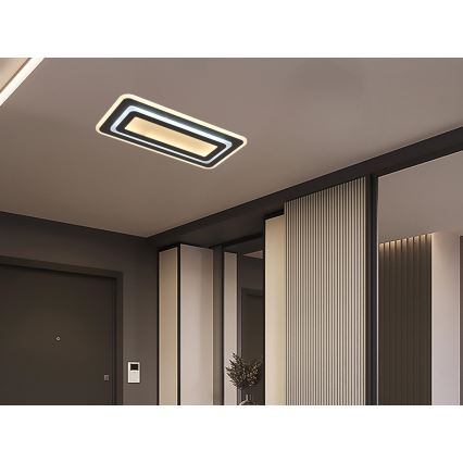 Ρυθμιζόμενο φωτιστικό οροφής LED 85W/230V 3000-6500K μαύρο + τηλεχειριστήριο