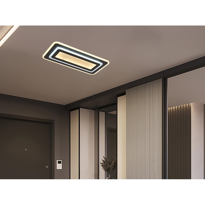 Ρυθμιζόμενο φωτιστικό οροφής LED 85W/230V 3000-6500K μαύρο + τηλεχειριστήριο