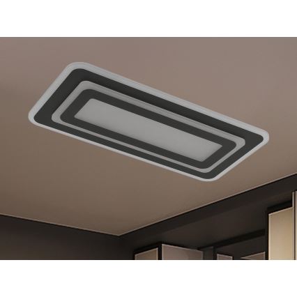 Ρυθμιζόμενο φωτιστικό οροφής LED 85W/230V 3000-6500K μαύρο + τηλεχειριστήριο