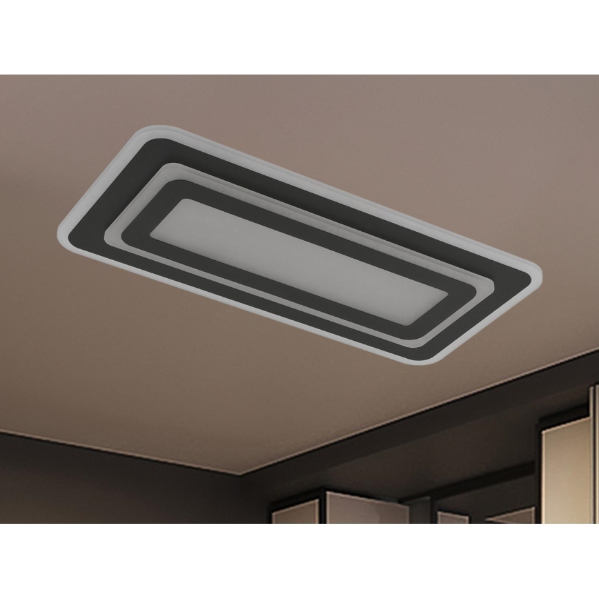 Ρυθμιζόμενο φωτιστικό οροφής LED 85W/230V 3000-6500K μαύρο + τηλεχειριστήριο