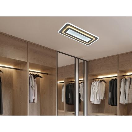 Ρυθμιζόμενο φωτιστικό οροφής LED/85W/230V 3000-6500K γκρι + τηλεχειριστήριο