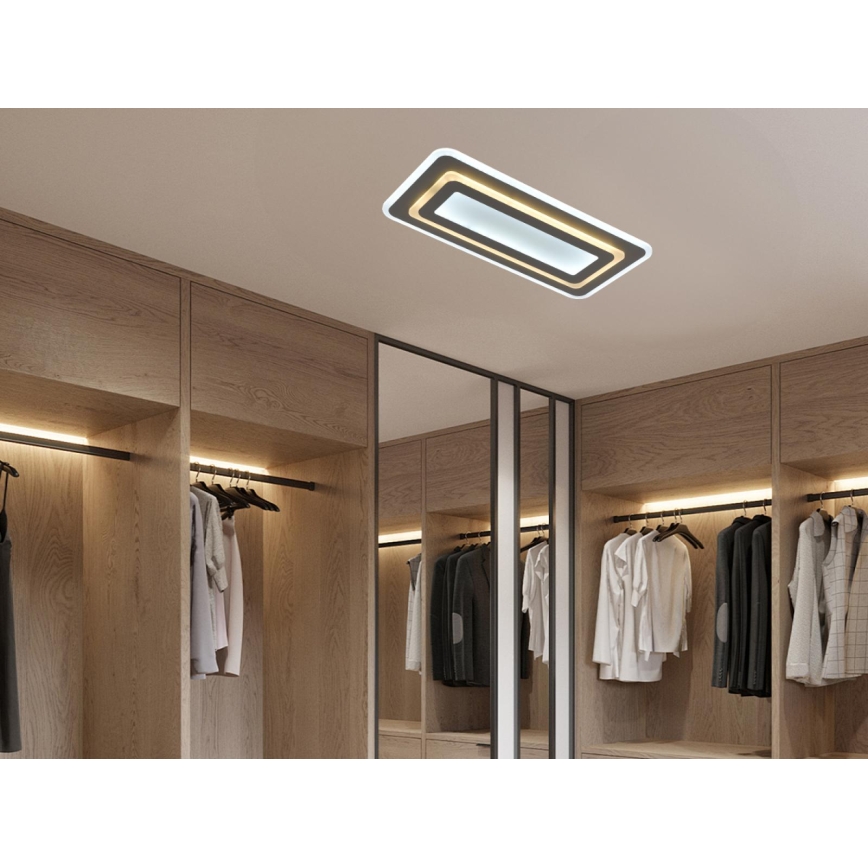 Ρυθμιζόμενο φωτιστικό οροφής LED/85W/230V 3000-6500K γκρι + τηλεχειριστήριο