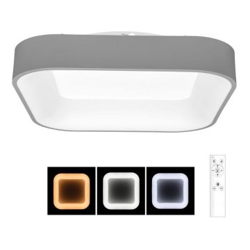 LED Ρυθμιζόμενο φωτιστικό οροφής NEST LED/40W/230V 3000-6500K γκρι + τηλεχειριστήριο