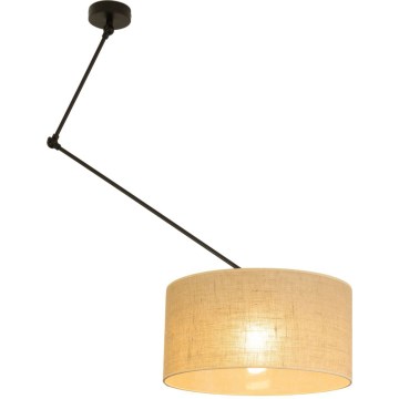 LED Ρυθμιζόμενο φωτιστικό οροφής σε ράβδο GORTA 1xE27/60W/230V από γιούτα