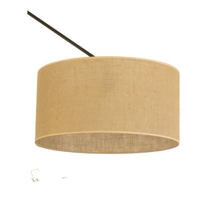 LED Ρυθμιζόμενο φωτιστικό οροφής σε ράβδο GORTA 1xE27/60W/230V από γιούτα