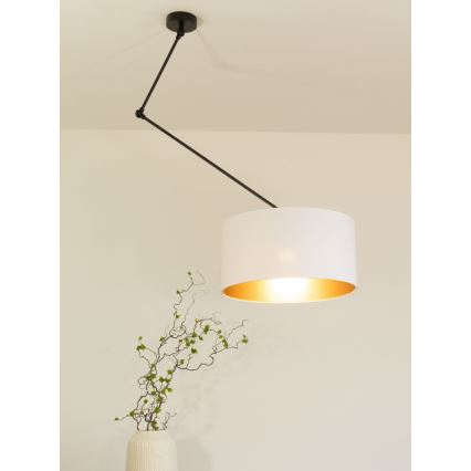 LED ρυθμιζόμενο φωτιστικό οροφής σε ράβδο GORTA 1xE27/60W/230V λευκό/χρυσό