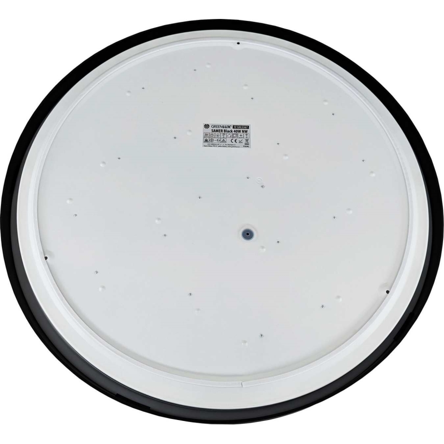 LED Ρυθμιζόμενο φωτιστικό οροφής SAMER LED/40W/230V 2900-6000K + τηλεχειριστήριο