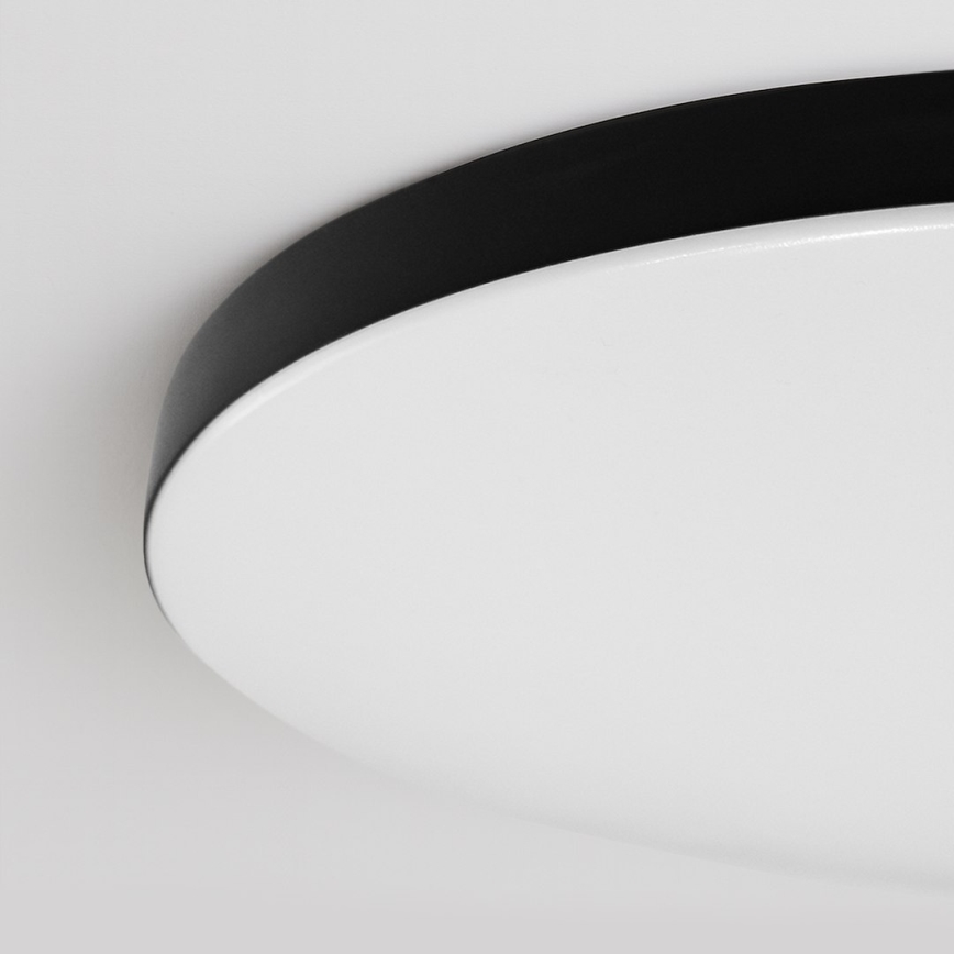 Ρυθμιζόμενο LED φωτιστικό οροφής SIENA LED/80W/230V 3000-6000K Ø 75 cm μαύρο + τηλεχειριστήριο