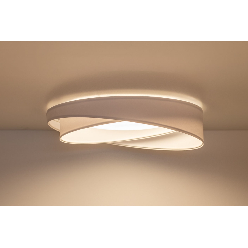 LED Ρυθμιζόμενο φωτιστικό οροφής SMART GALAXY MODERN LED/24W/230V 3000-6500K διάμ. 55 cm λευκό + τηλεχειριστήριο