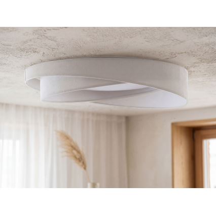 LED Ρυθμιζόμενο φωτιστικό οροφής SMART GALAXY MODERN LED/24W/230V 3000-6500K διάμ. 55 cm λευκό + τηλεχειριστήριο