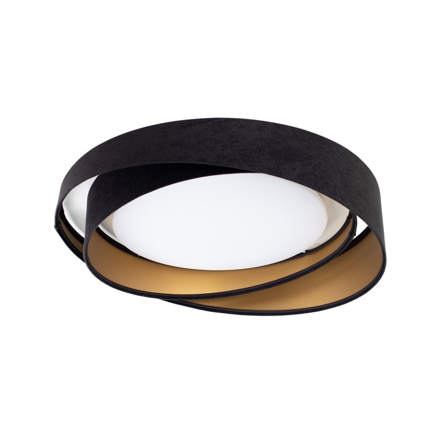 Ρυθμιζόμενο LED φωτιστικό οροφής SMART GALAXY MODERN LED/24W/230V 3000-6500K Ø 55 cm μαύρο/χρυσό + τηλεχειριστήριο