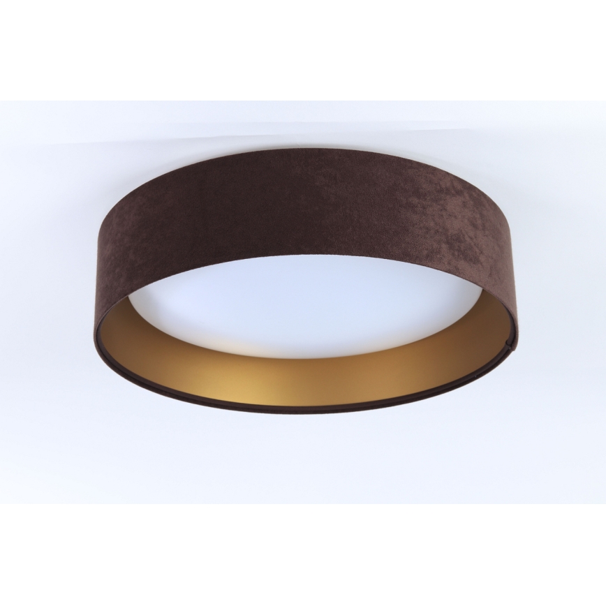 LED Ρυθμιζόμενο Φωτιστικό Οροφής SMART GALAXY LED/24W/230V διάμ. 44 εκ. καφέ/χρυσό 3000-6500K + τηλεχειριστήριο