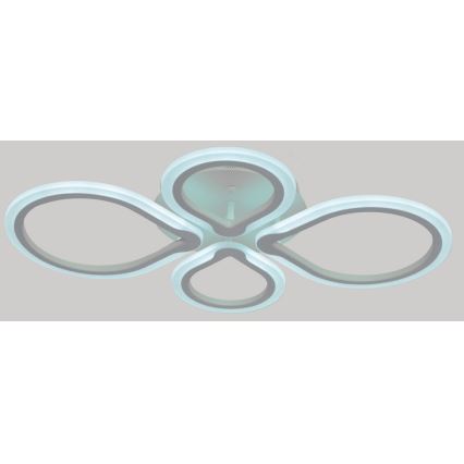 LED Ρυθμιζόμενο φωτιστικό οροφής TRIESTE 1xLED/52W/230V + τηλεχειριστήριο