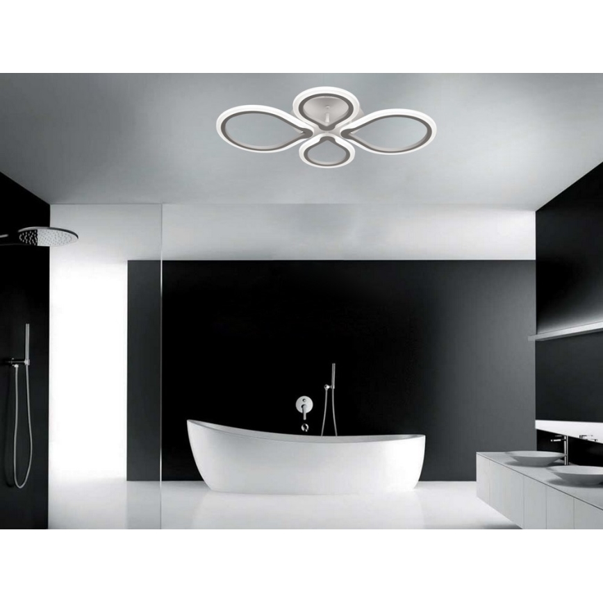 LED Ρυθμιζόμενο φωτιστικό οροφής TRIESTE 1xLED/52W/230V + τηλεχειριστήριο