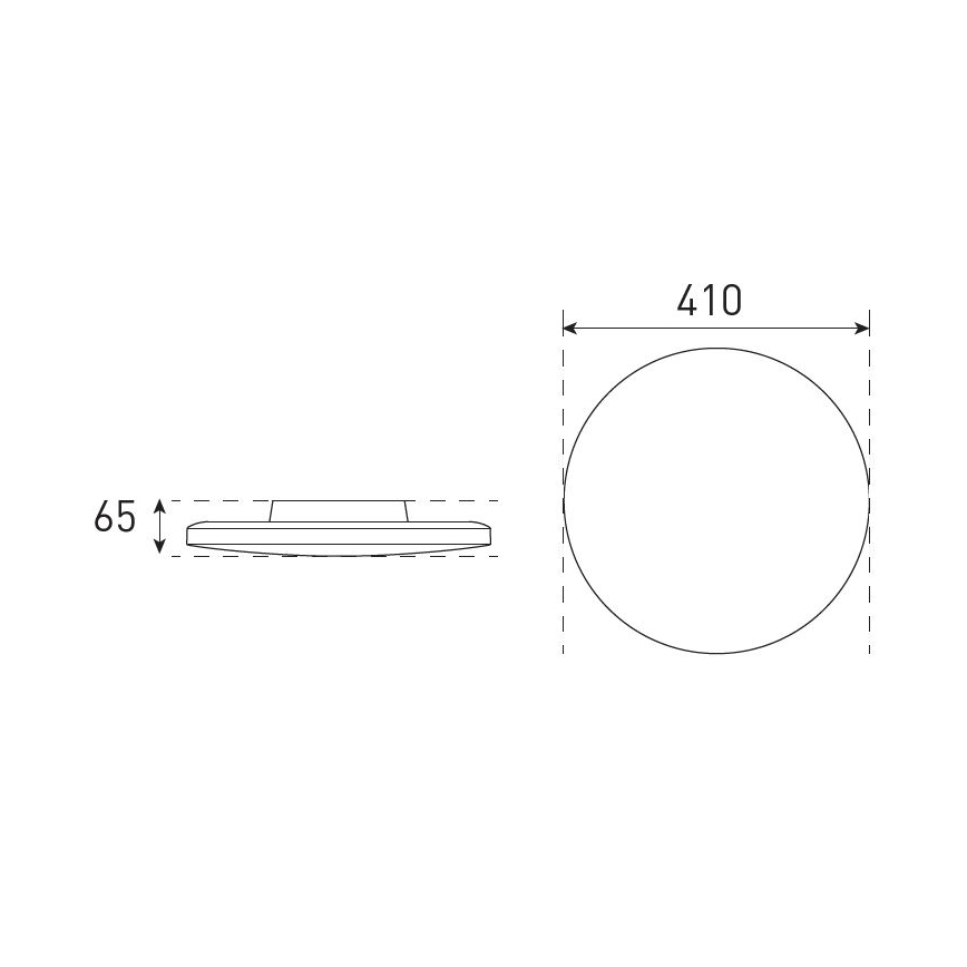 LED Ρυθμιζόμενο φωτιστικό οροφής μπάνιου VARIO NOVA LED/22/32W/230V 3000/4000/5700K διάμ. 41 εκ. IP44 λευκό