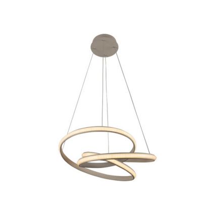 Ρυθμιζόμενο κρεμαστό φωτιστικό LED με ανάρτηση σε σύρμα, 85W/230V, 3000-6500K, διάμ. 49 cm + τηλεχειριστήριο