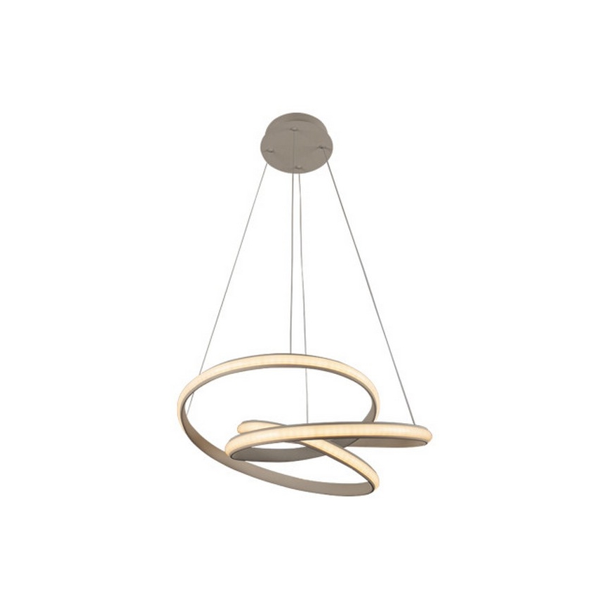 Ρυθμιζόμενο κρεμαστό φωτιστικό LED με ανάρτηση σε σύρμα, 85W/230V, 3000-6500K, διάμ. 49 cm + τηλεχειριστήριο