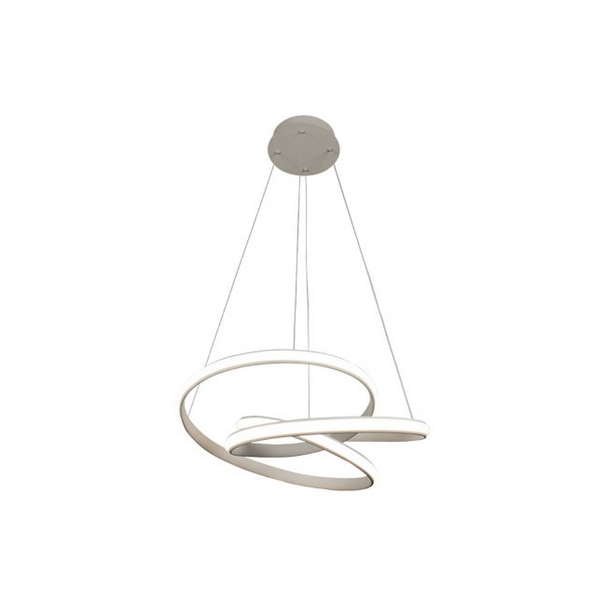 Ρυθμιζόμενο κρεμαστό φωτιστικό LED με ανάρτηση σε σύρμα, 85W/230V, 3000-6500K, διάμ. 49 cm + τηλεχειριστήριο