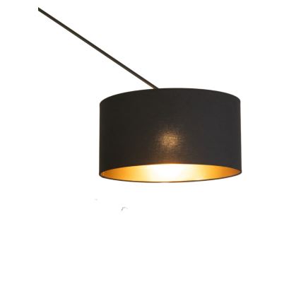 LED ρυθμιζόμενο κρεμαστό φωτιστικό σε ράβδο GORTA 1xE27/60W/230V μαύρο/χρυσό