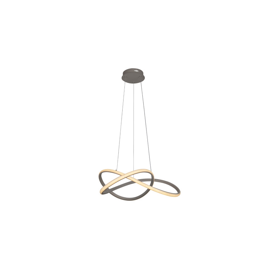 Ρυθμιζόμενος κρεμαστός πολυέλαιος με καλώδιο LED/85W/230V 3000-6500K, διάμ. 60 cm + τηλεχειριστήριο