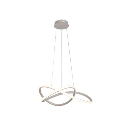 Ρυθμιζόμενος κρεμαστός πολυέλαιος με καλώδιο LED/85W/230V 3000-6500K, διάμ. 60 cm + τηλεχειριστήριο